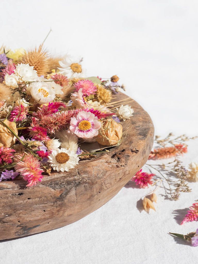 know the rose dried flowers australia mixed dried flower confetti box